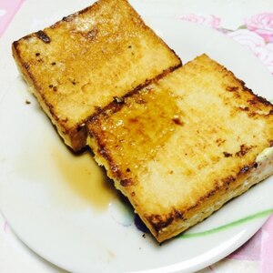 厚揚げのガーリックマヨ焼き♪